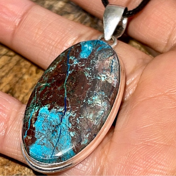 “Strengthening Stone” Turquoise Pendant 2” - Picture 3 of 17